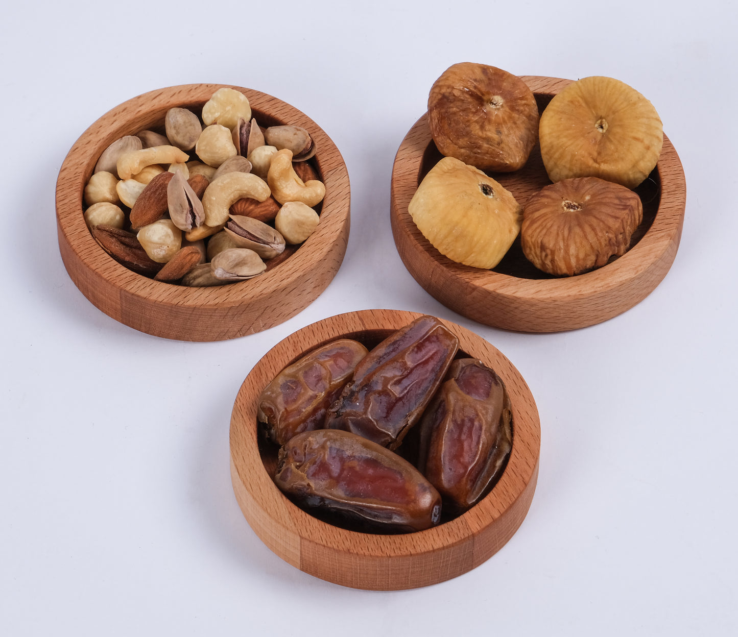 El Yapımı Ahşap Çerezlik – Minimal Sunum Tabağı