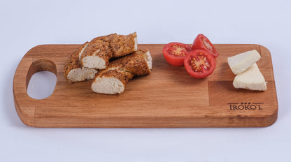 İROKO’L Kayın Ağacı Ahşap Kesme & Sunum Tahtası – 30x13,5 cm | Gıdaya Uygun, Doğal
