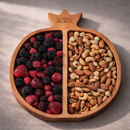 El Yapımı Ahşap Çerezlik | Doğal Sunum Tabağı