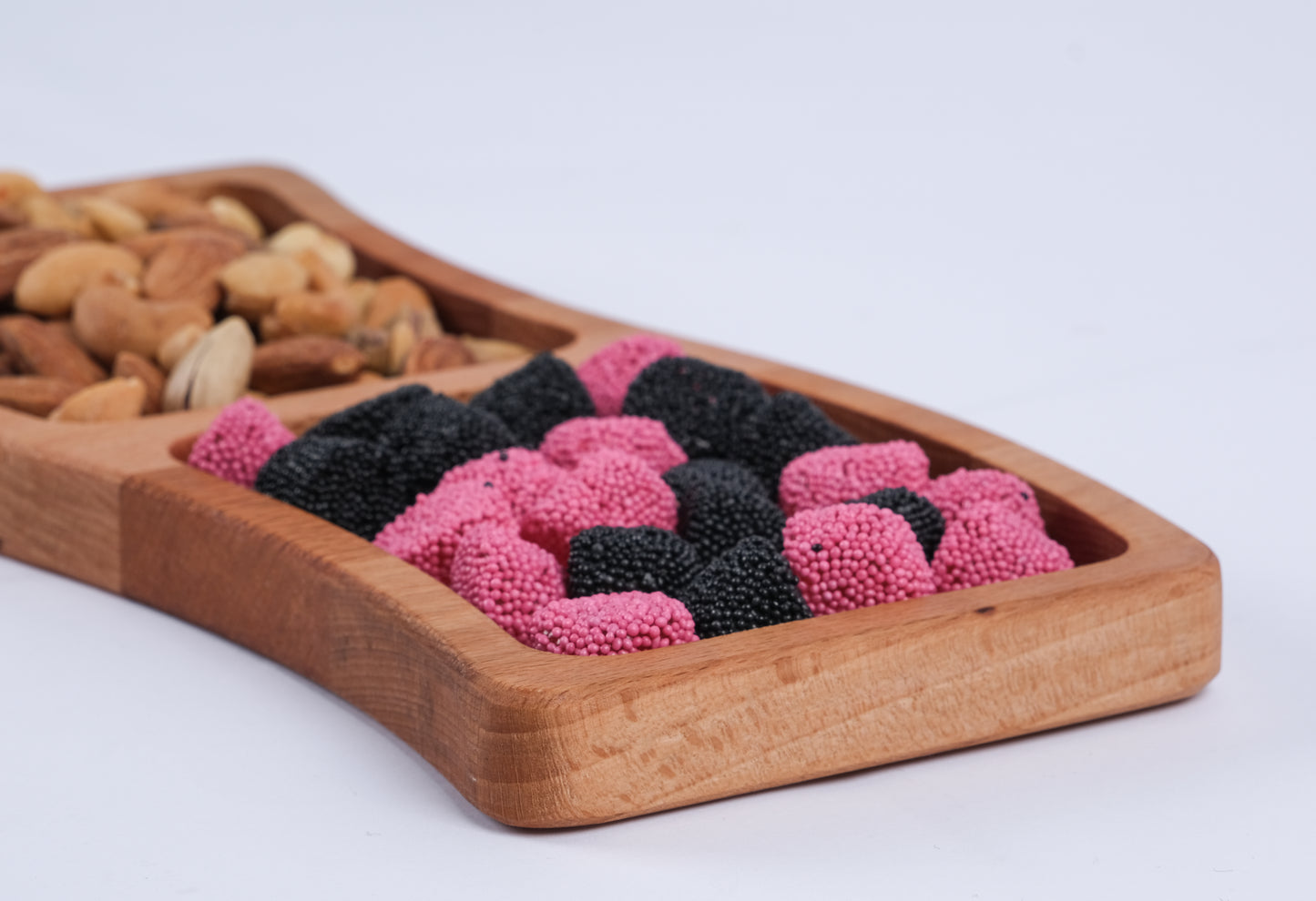 El Yapımı Ahşap Çerezlik – Doğal Sunum Tabağı