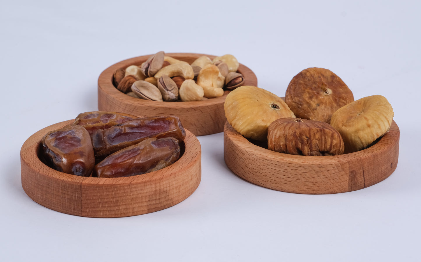 El Yapımı Ahşap Çerezlik – Minimal Sunum Tabağı