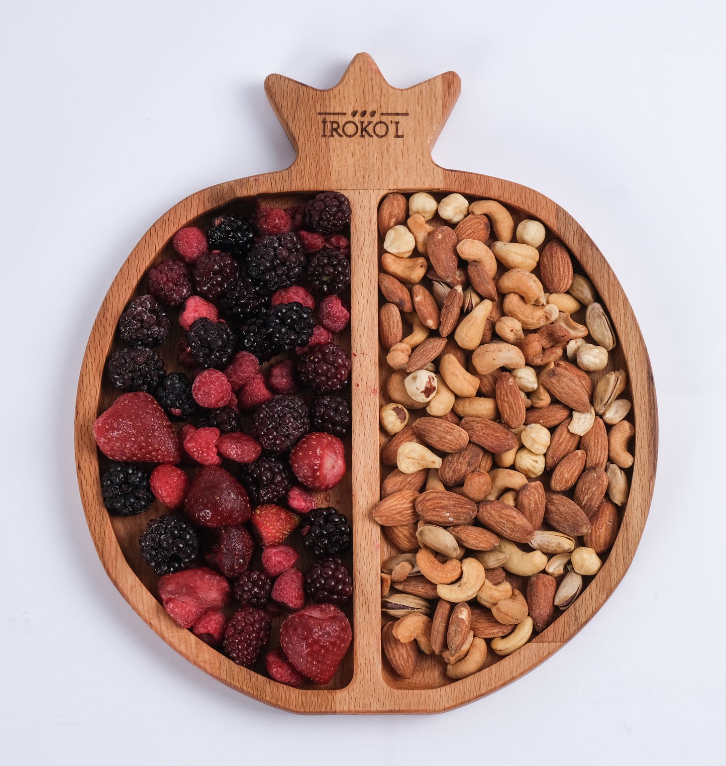 El Yapımı Ahşap Çerezlik | Doğal Sunum Tabağı