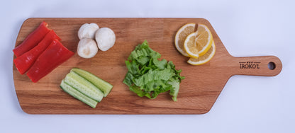 İROKO’L Kayın Ağacı Ahşap Kesme & Sunum Tahtası – 50x18 cm | Doğal, Dayanıklı, Gıdaya Uygun