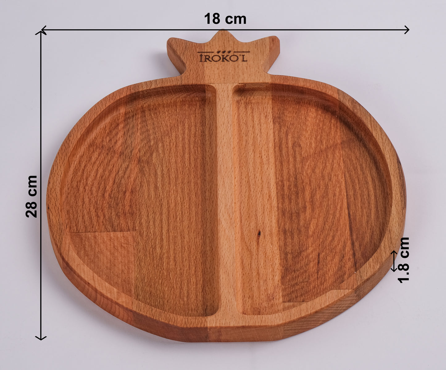 El Yapımı Ahşap Çerezlik | Doğal Sunum Tabağı
